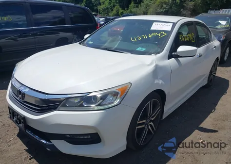 2016 Honda Accord Sport from USA, damaged, VIN 1HGCR2F59GA143620